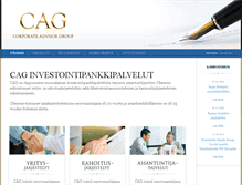 Tablet Screenshot of cag.fi