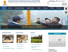 Tablet Screenshot of icisa.cag.gov.in